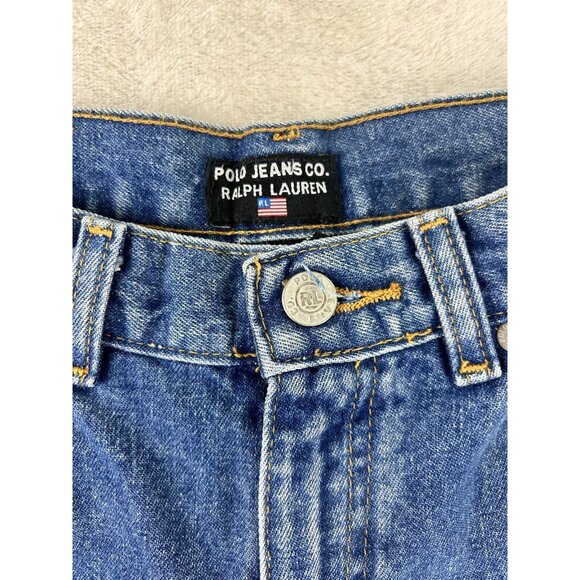 Polo Jeans Company Ralph Lauren Jeans Youth Size 14 Flare Leg Blue New - Picture 2 of 10